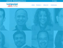 Tablet Screenshot of languageartspress.com